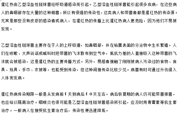 小兒猩紅熱是通過(guò)哪些途徑來(lái)進(jìn)行傳播的呢？