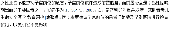 子宮前位利于懷孕但不能坐視不管