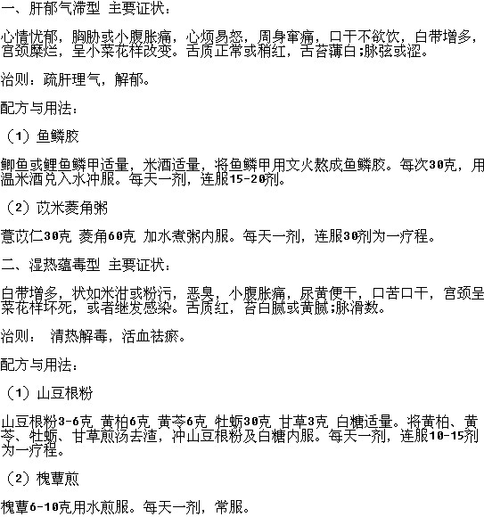 宮頸癌患者食療止痛的方法有哪些？