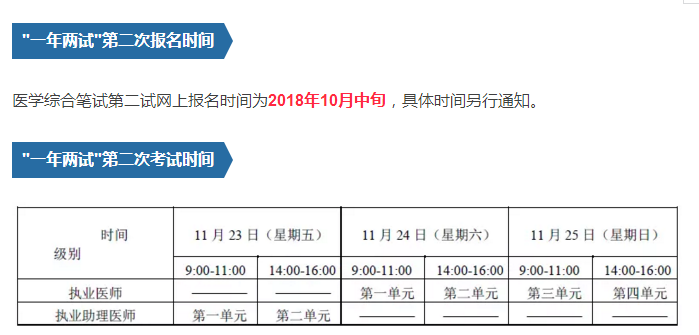 【重大消息】2018年醫(yī)師資格考試“一年兩試”試點(diǎn)不止8省