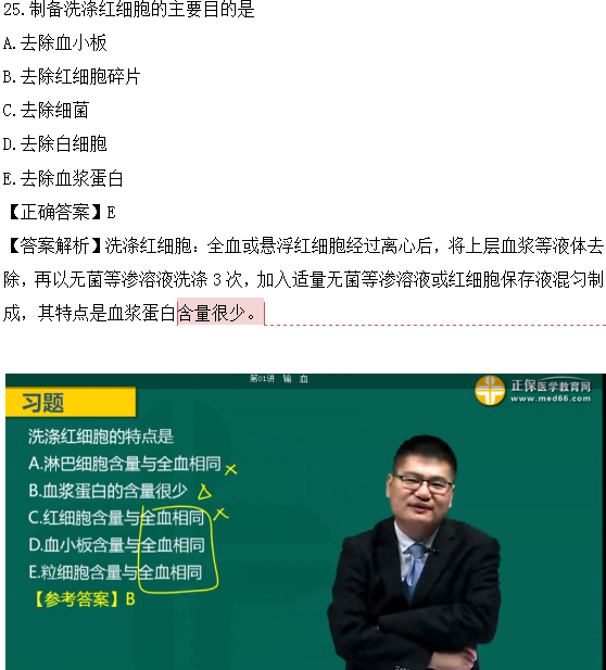 醫(yī)學教育網(wǎng)課程vs2018年臨床執(zhí)業(yè)醫(yī)師試題圖文對比第四單元（3）