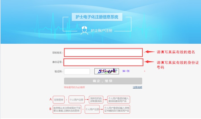 護(hù)士電子化注冊(cè)