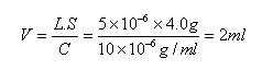 藥物雜質限量計算公式