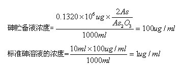 標準溶液濃度計算公式