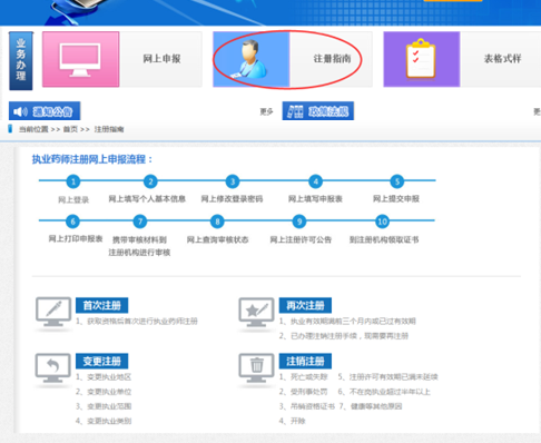 全國(guó)執(zhí)業(yè)藥師注冊(cè)平臺(tái)--執(zhí)業(yè)藥師注冊(cè)說(shuō)明