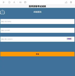 2019年醫(yī)師資格考試成績查詢