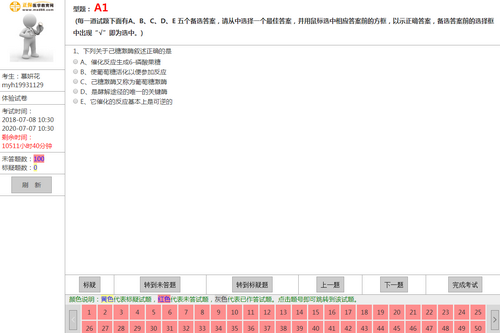 臨床助理醫(yī)師計(jì)算機(jī)考試全真模擬系統(tǒng)