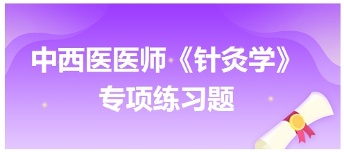 中西醫(yī)醫(yī)師《針灸學》專項練習題29